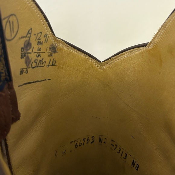 Vintage PANHANDLE SLIM Knee High Boots Soft Chocolate Brown Leather Sz6B Womens - Picture 3 of 11